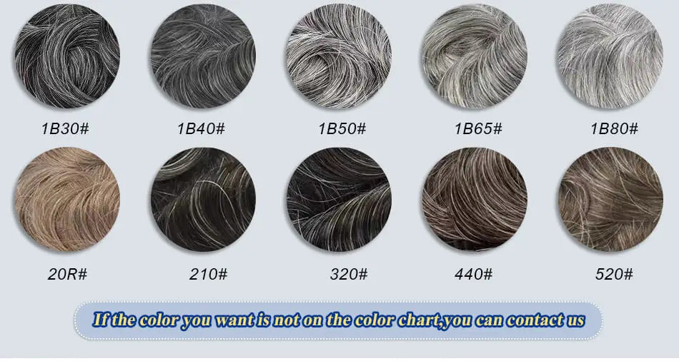 VERSALITE- Mono with Swiss Lace Front Toupee Men Male Hair Prosthesis 100% Natural Human Hair Replacement  System Men's Wigs