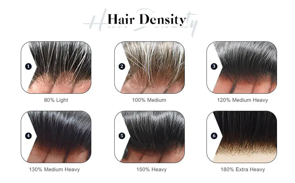 VERSALITE- Mono with Swiss Lace Front Toupee Men Male Hair Prosthesis 100% Natural Human Hair Replacement  System Men's Wigs