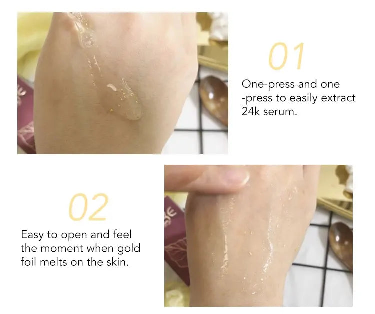 AILKE Collagen Lightening Face Care Set, Moisturizing, Even Skin Tone, Anti-Aging, Wrinkles, For All Skin Types Cosmetics