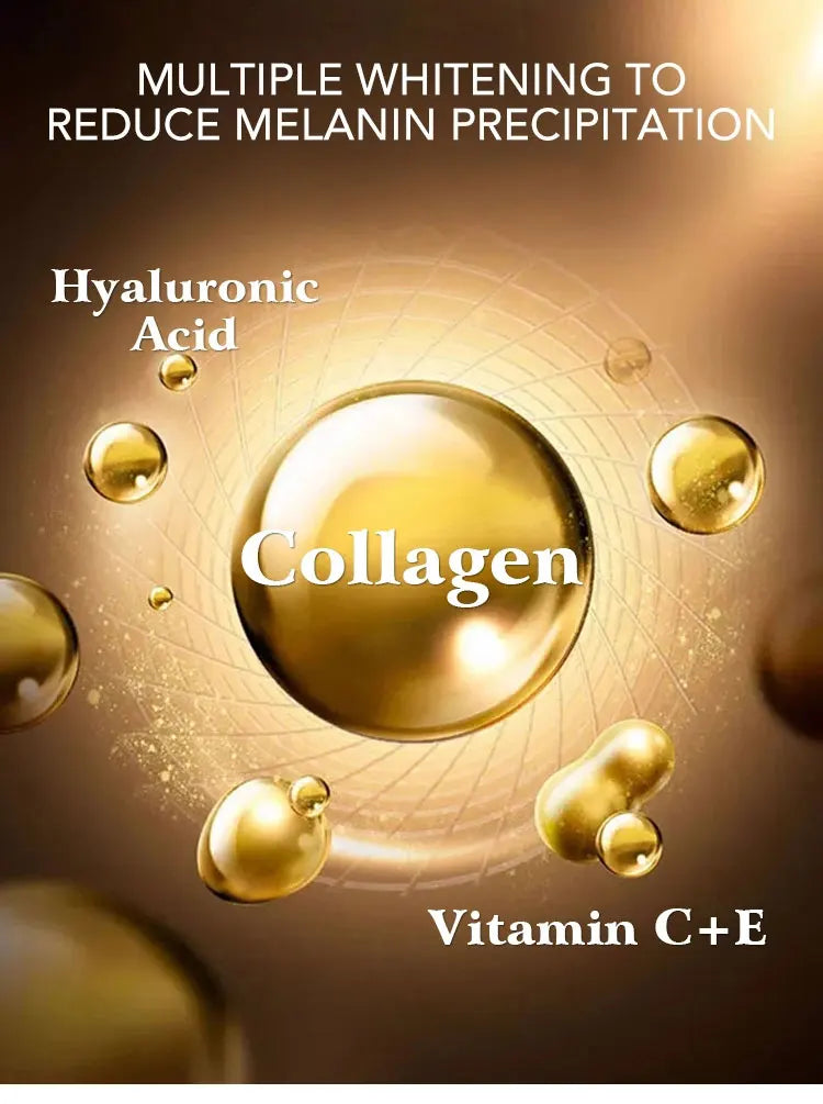 AILKE Collagen Whitening Face Care Set, Moisturizing, Even Skin Tone, Reduce Dark Spots, With Hyaluronic Acid, Vitamin E