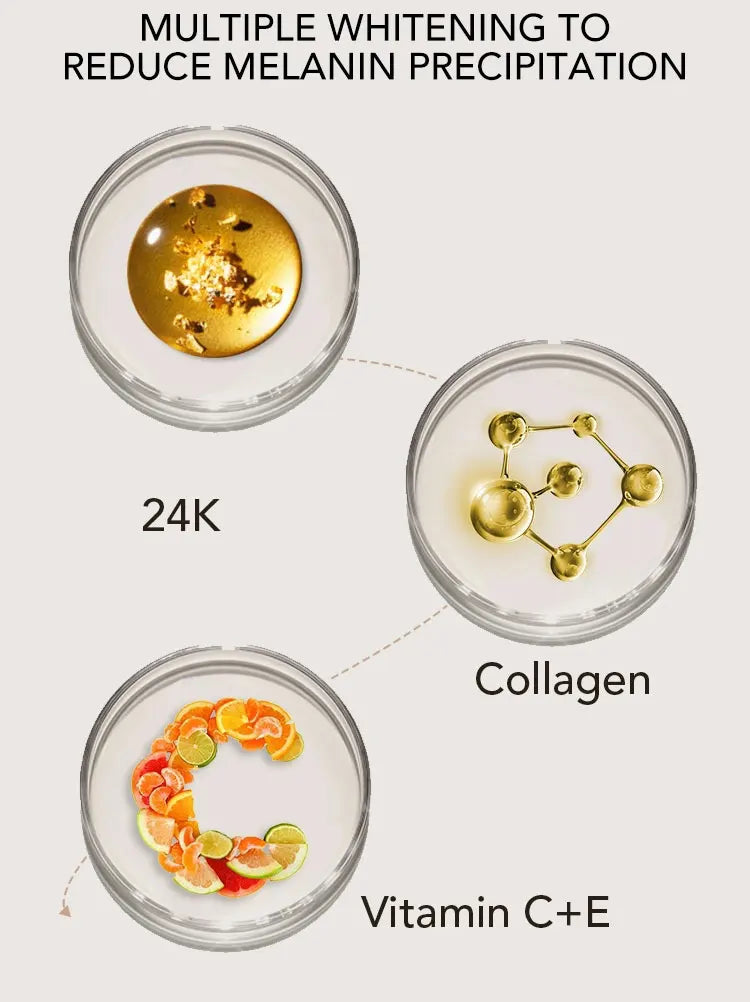 AILKE Collagen Lightening Face Care Set, Moisturizing, Even Skin Tone, Anti-Aging, Wrinkles, For All Skin Types Cosmetics