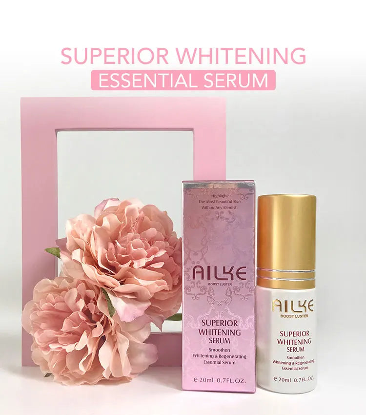 AILKE Brightening Skin Care Set, With Vitamin C, Glutathione, Reduce Spots, Moisturizing, Smooth Soft Skin, Improve Skin Radiant