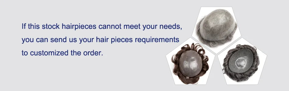 Male Hair Prosthesis 0.12-0.14mm Injection Skin Toupee Man Wigs For Men Wig Men's capillary prothesis 100% Human Hair Men's Wigs