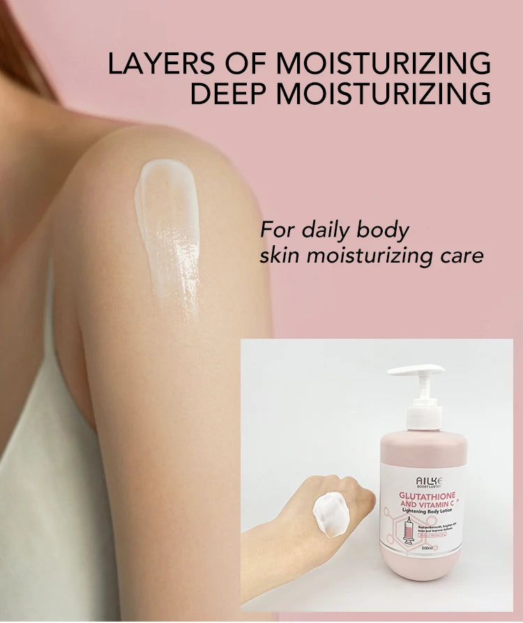 AILKE Whitening Skin Care Set For All Skin Types, Contain Glutathione, Vitamin C, Smooth Skin, Reduce Melanin And Pigmentation