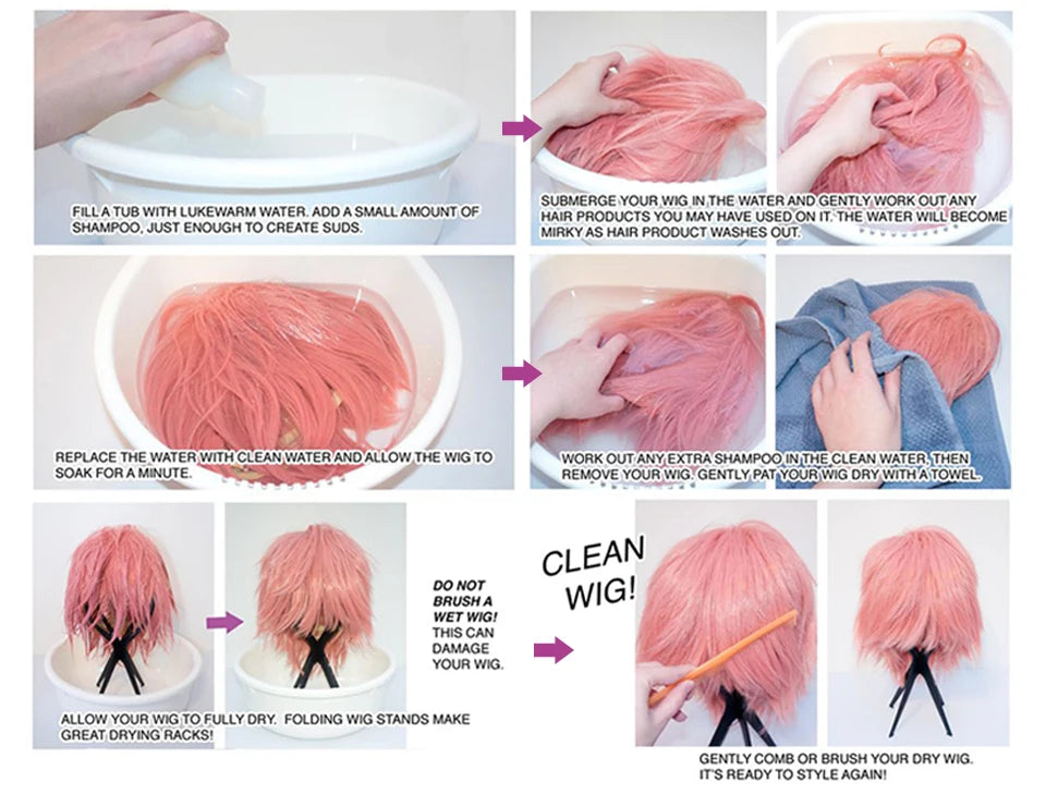 LOUIS FERRE Synthetic Black Green Ombre Long Wavy Curly Wig for Women Natural Hair With Bangs Cosplay Party Heat Resistant Wig