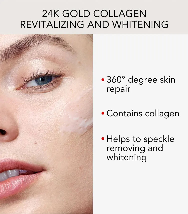 AILKE Whitening Dark Spots Remove Facial Skin Care Cream With Collagen, Reduce Freckles, Wrinkles, Women Premium Face Product