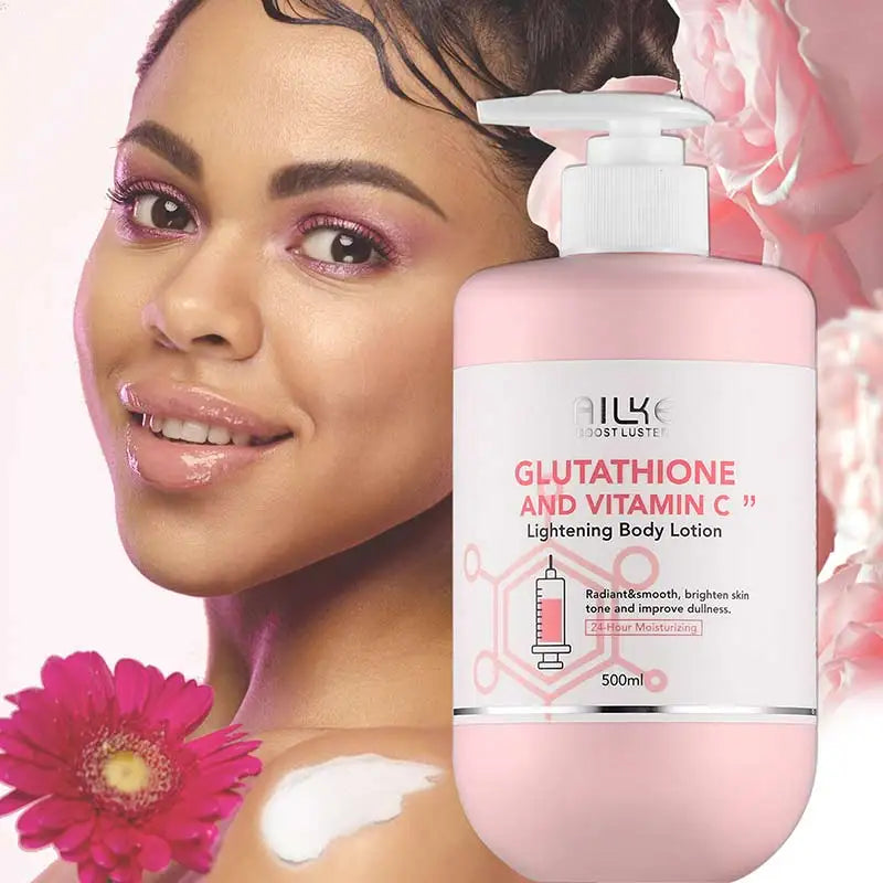 AILKE Whitening Skin Care Set For All Skin Types, Contain Glutathione, Vitamin C, Smooth Skin, Reduce Melanin And Pigmentation