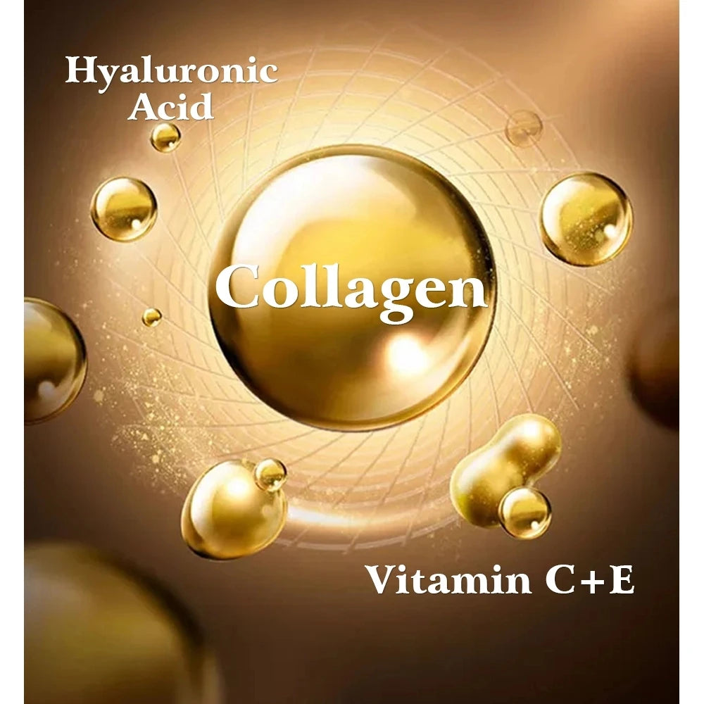 AILKE Collagen Whitening Face Care Set, Moisturizing, Even Skin Tone, Reduce Dark Spots, With Hyaluronic Acid, Vitamin E