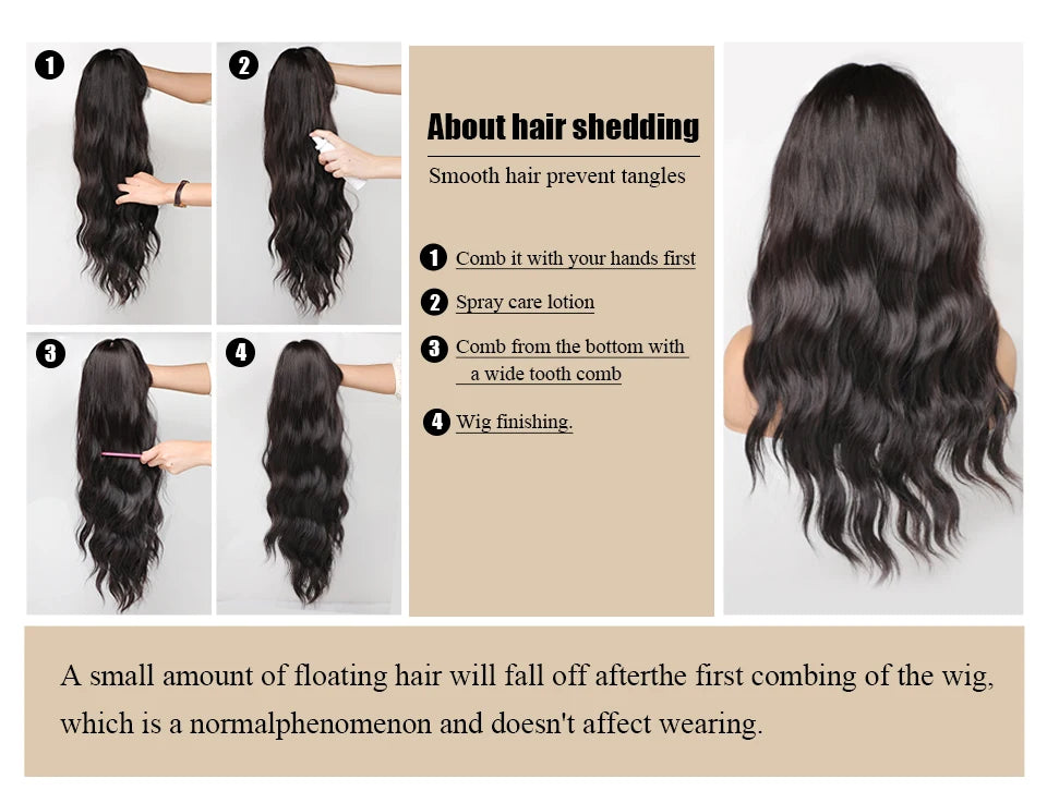 EASIHAIR Ash Blonde Wavy Cosplay Wigs with Bangs Natural Long Synthetic Hairs for Women Lolita Party Heat Resistant Fibers Wig