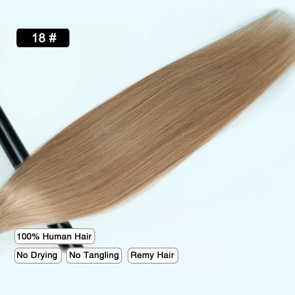 Straight Sliver Grey Human Hair Tape In Extensions Skin Weft Adhesive Tape In Grey Remy Hair Tape Extension 20Pcs/Set 50g 26Inch