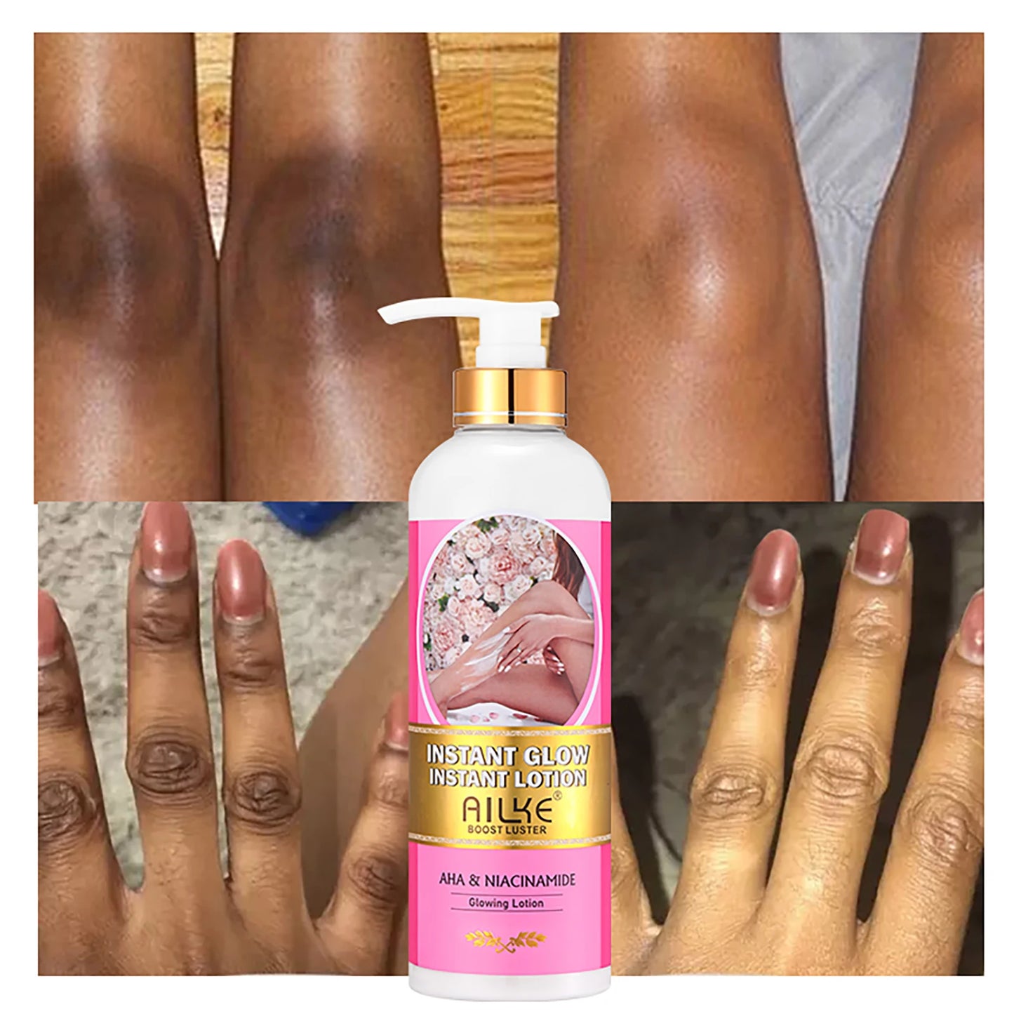 AILKE Brightening Skin Care Set, Reduce Dark Spots, Acne, Moisturizing, Nourishing and Smooth Skin, Non-Greasy, Absorb Instantly