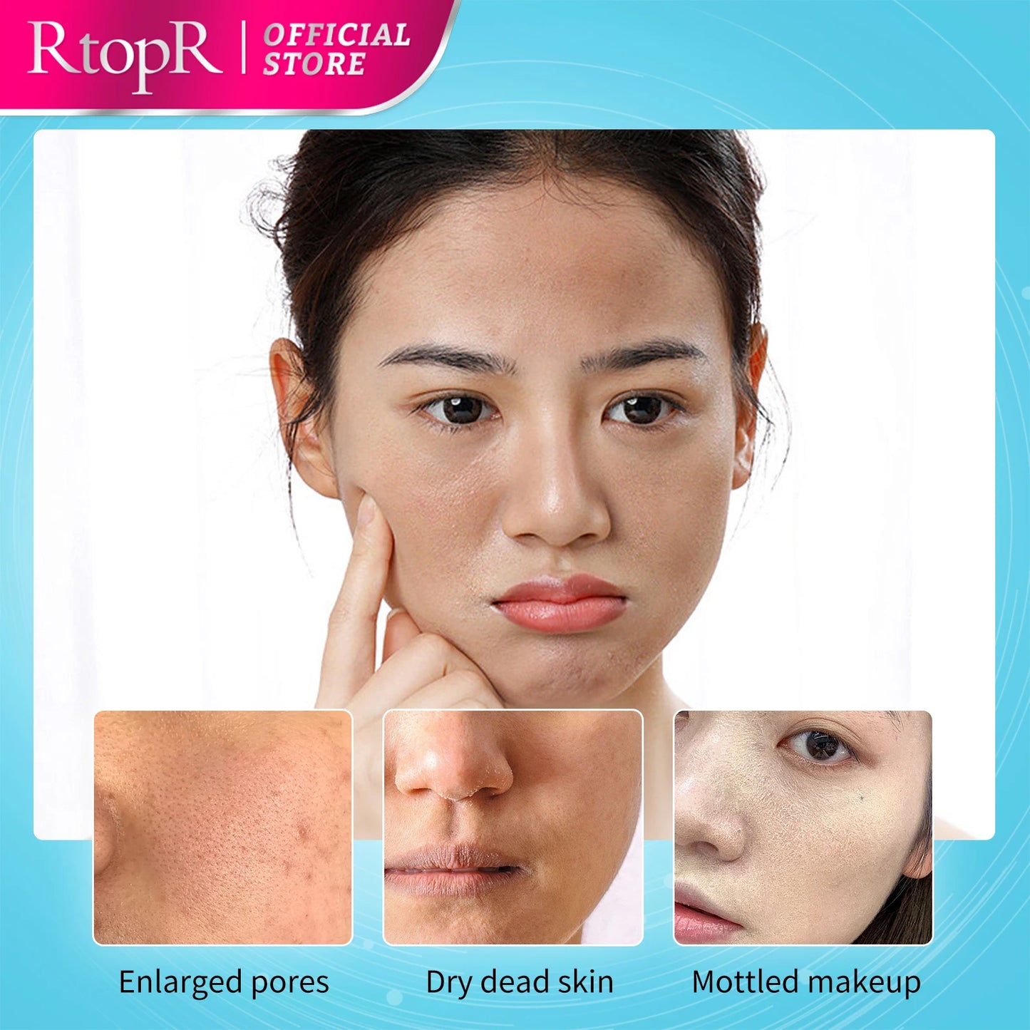 Face Exfoliating Cream Skin Care Whitening Moisturizer Repair Facial Scrub Cleaner Acne Blackhead Treatment Remove Face Cream