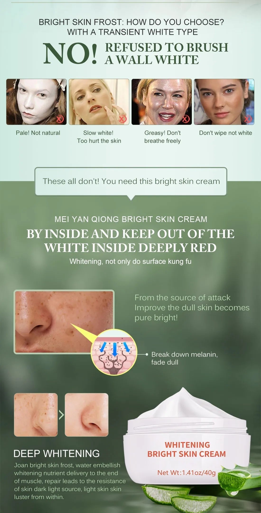 Whitening Face Cream Moisturizing Freckle Cream Remove Melasma Inhibit Dark Spots Pigment Melanin Anti Wrinkle Beauty Health