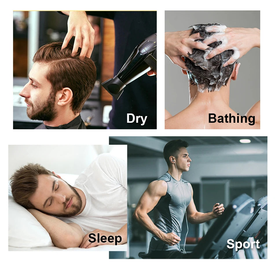 Men Toupee Indian Human Hair Wigs Thin Skin Human Remy Hair Wigs With Knots Invisible Natural Hairline Indian Hair System Units