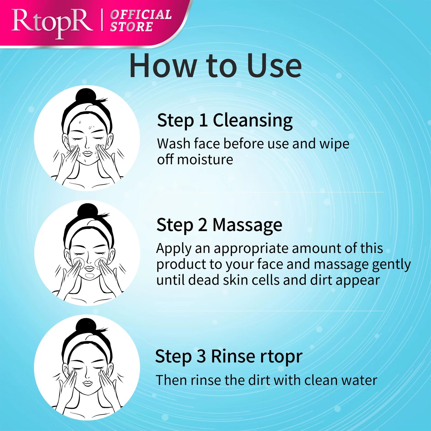 Face Exfoliating Cream Skin Care Whitening Moisturizer Repair Facial Scrub Cleaner Acne Blackhead Treatment Remove Face Cream