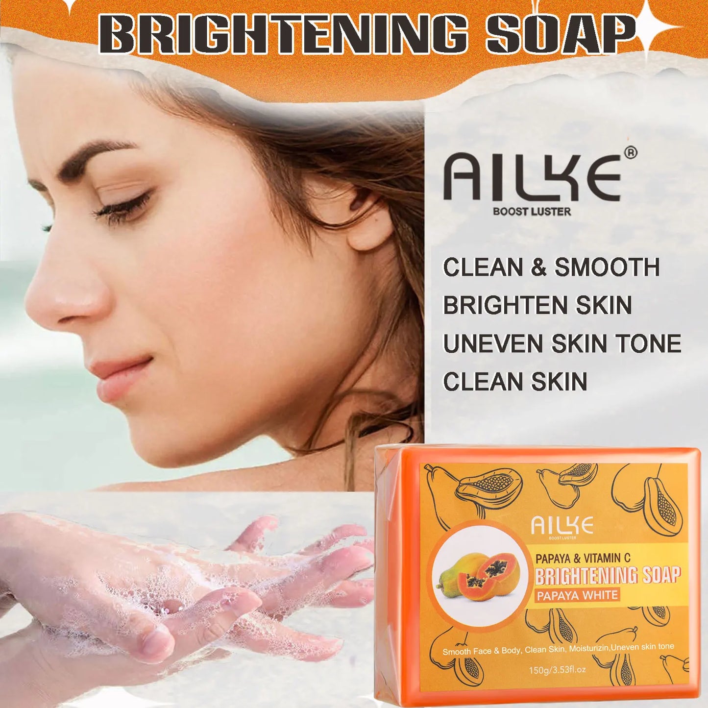 AILKE Collagen 5 in 1 Skin Care Kit, Restore Skin Elasticity, Smooth Skin, Brighten, Even Skin Tone, For Face And Body Use Set