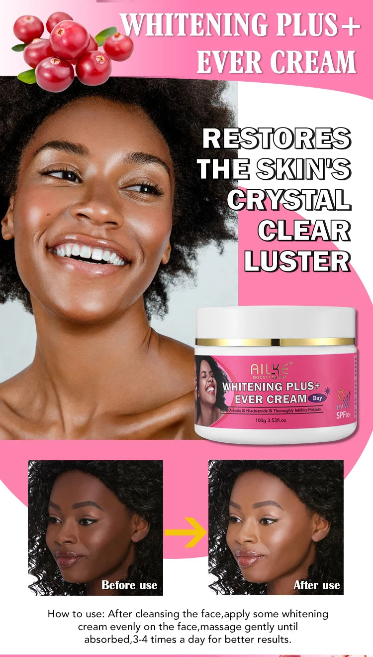 AILKE Brightening Skin Care Set, Reduce Dark Spots, Acne, Moisturizing, Nourishing and Smooth Skin, Non-Greasy, Absorb Instantly