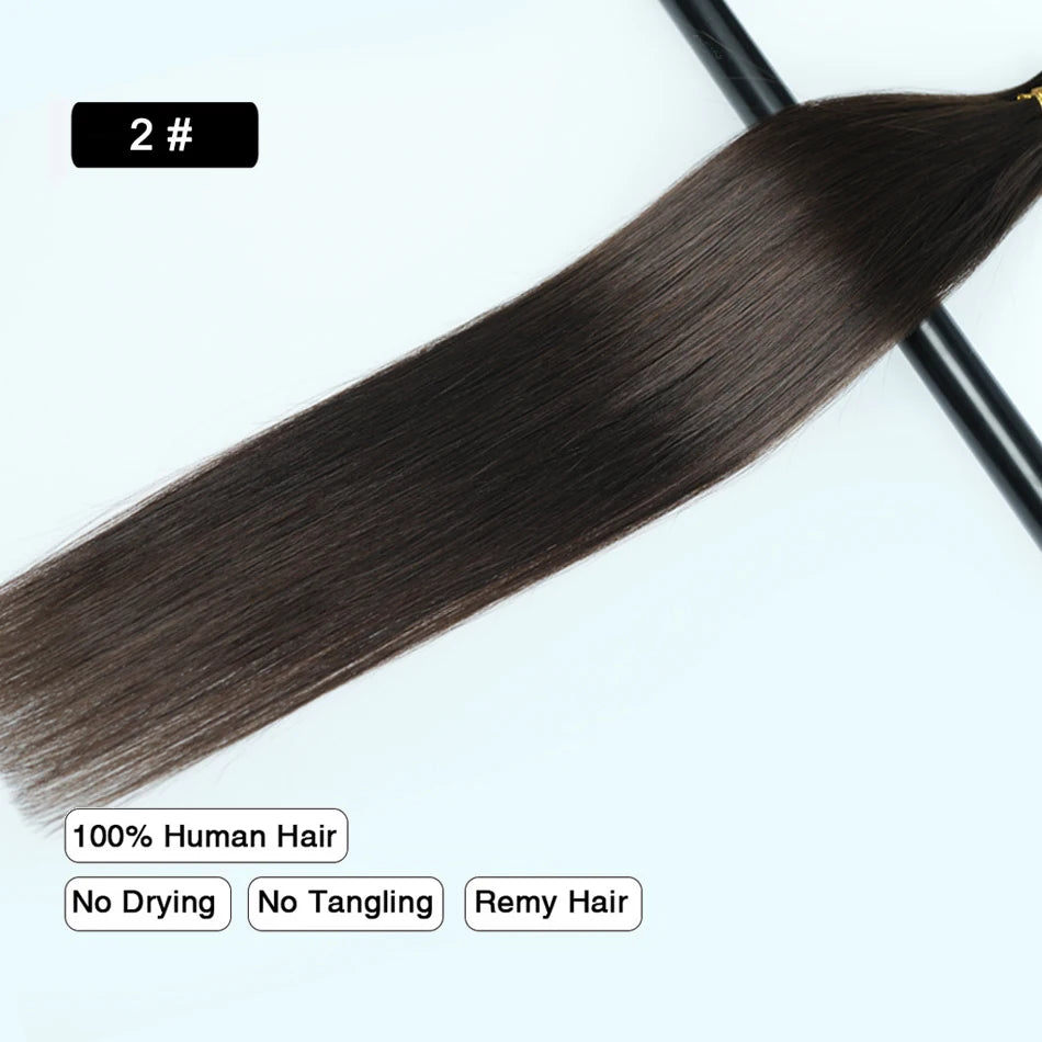 Straight Sliver Grey Human Hair Tape In Extensions Skin Weft Adhesive Tape In Grey Remy Hair Tape Extension 20Pcs/Set 50g 26Inch