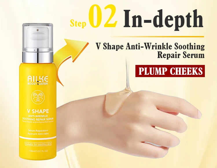 AILKE Peptide Face Care Brightening Set, Reduce Breakouts, Anti Wrinkles, Moisturizing, For All Skin Types, Even Sensitive Skin