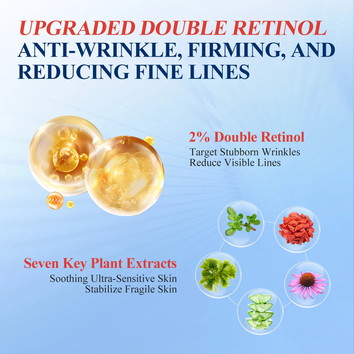 Anti-Wrinkle Face Cream Lifting Firming Fade Fine Lines Anti-aging Whitening Moisturizing Brightening  Nourish Retinol Face Care