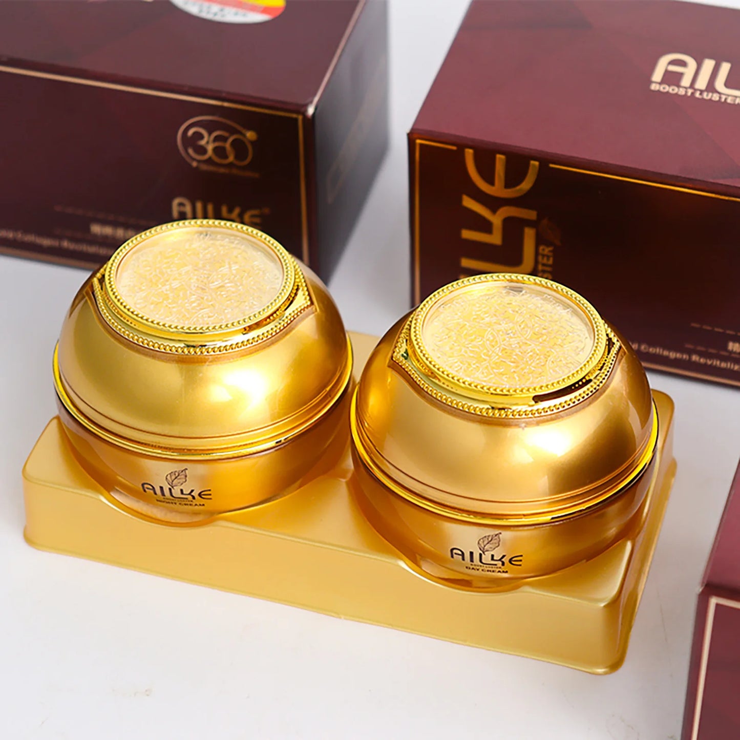AILKE Whitening Dark Spots Remove Facial Skin Care Cream With Collagen, Reduce Freckles, Wrinkles, Women Premium Face Product