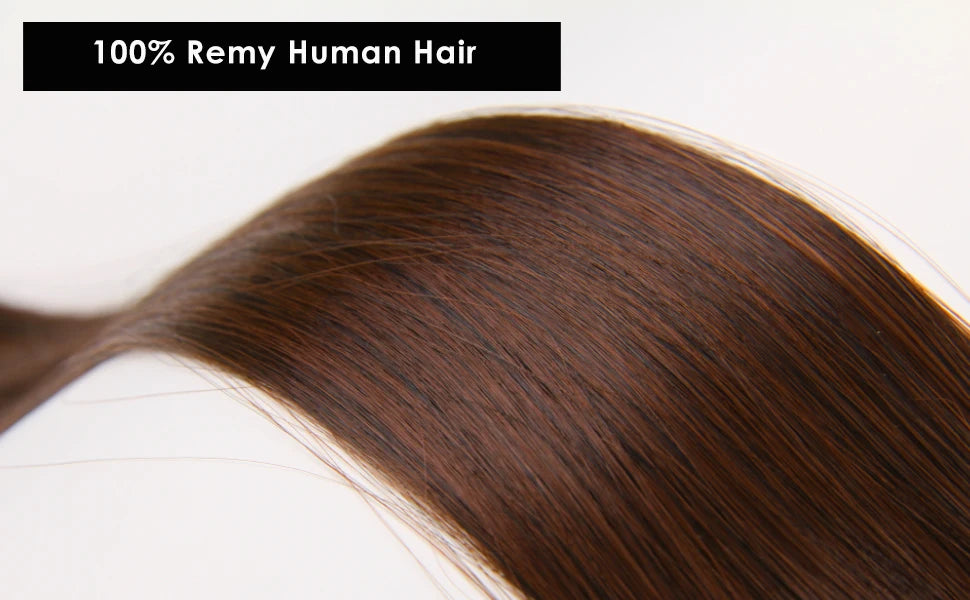 14 inch Hair Toppers for Women Brown Blonde Ombre Human Hair Toppers Silk Base Clips in Hair Extension Blonde Topper With Bangs