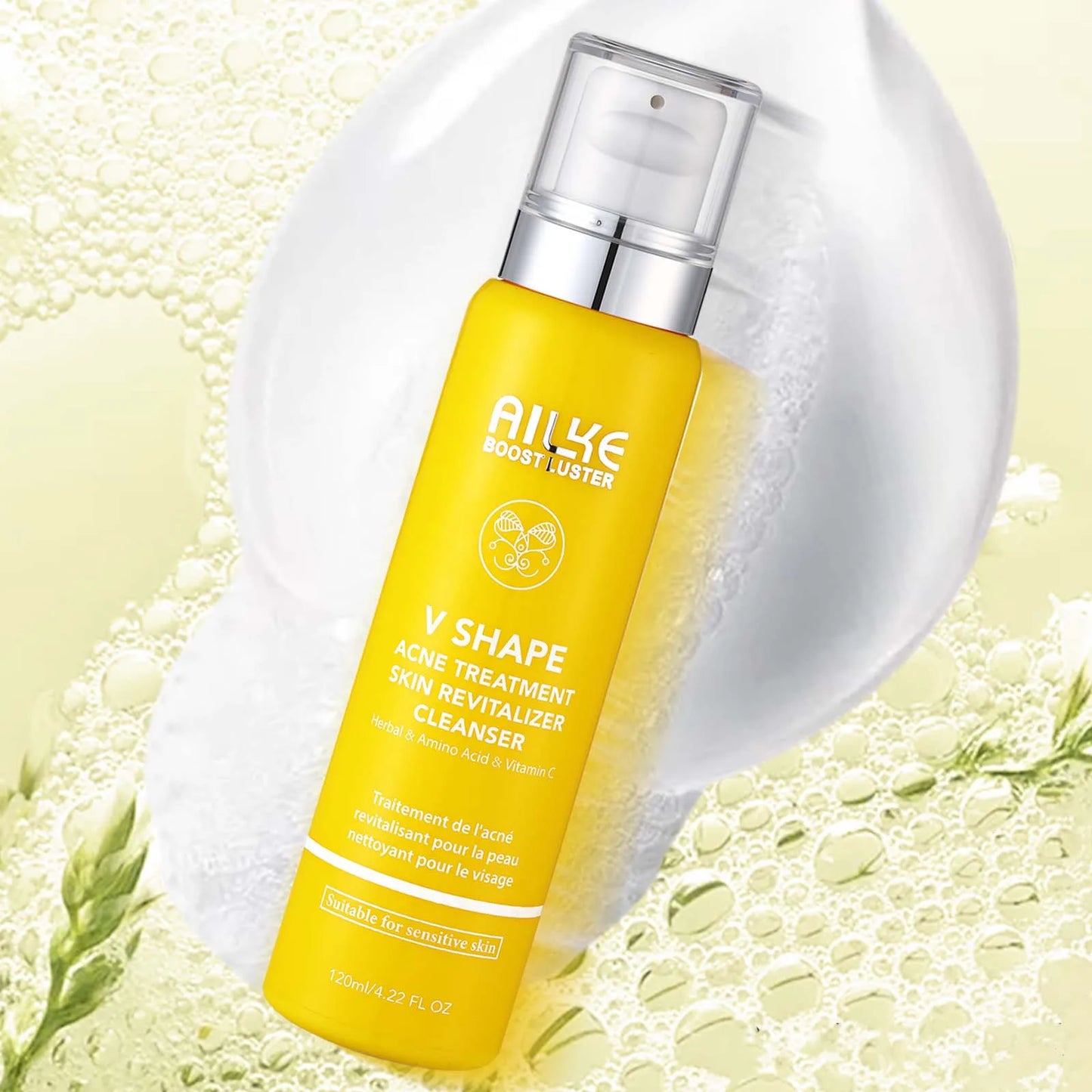 AILKE Peptide Face Care Brightening Set, Reduce Breakouts, Anti Wrinkles, Moisturizing, For All Skin Types, Even Sensitive Skin