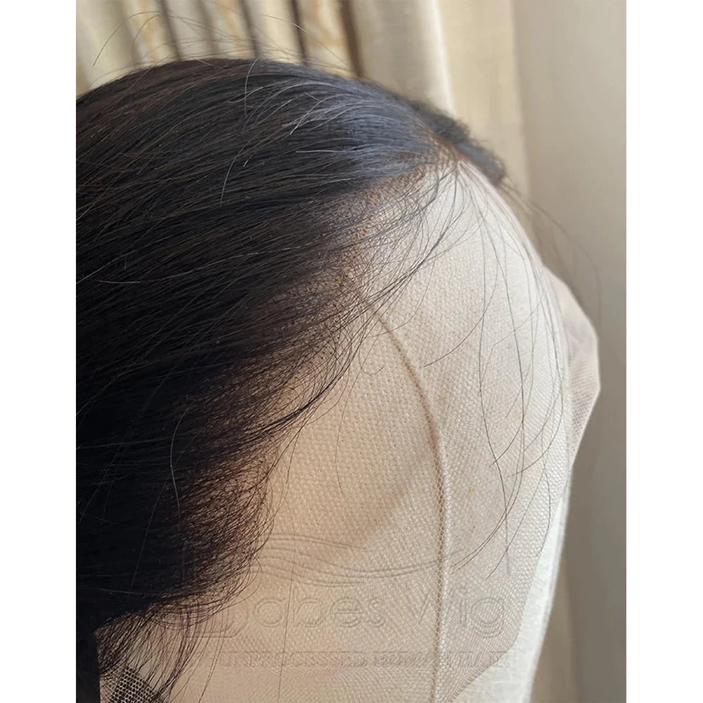 Natural Soft Short Bob Ombre Brown Body Wave 5x5 Silk Base  Jewish Human Hair Wig  Baby Hair HD Lace European Hair Preplucked