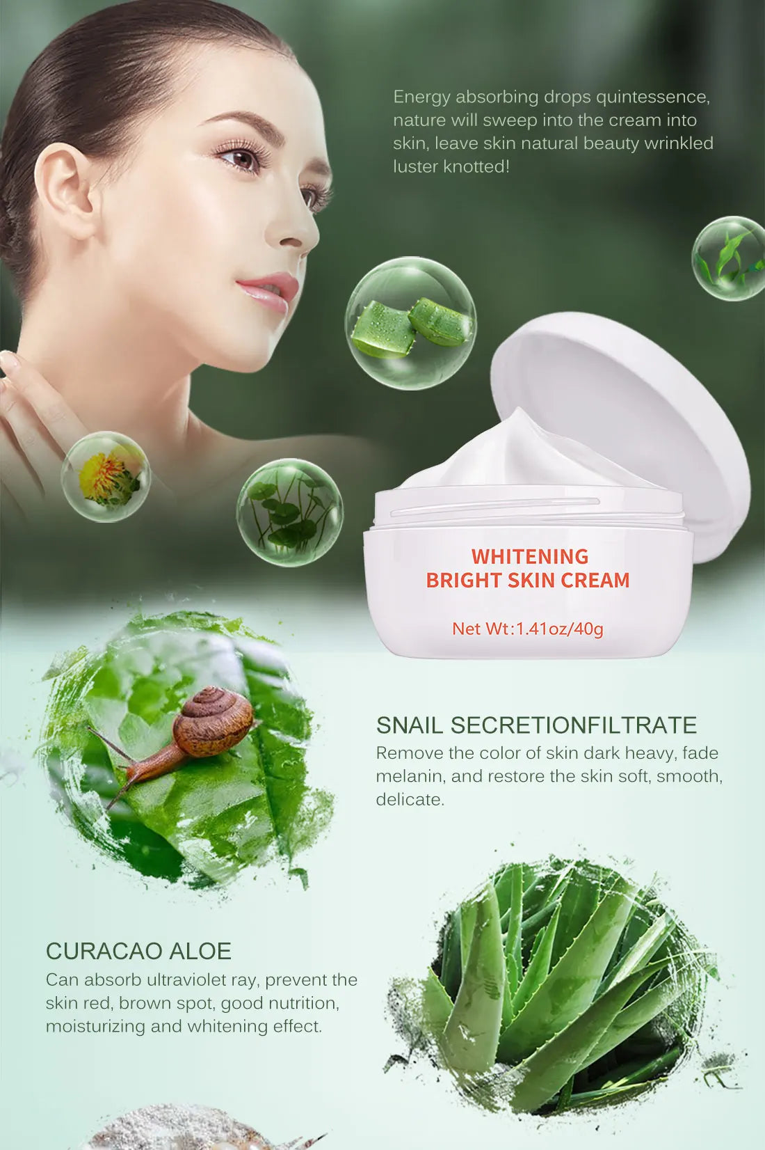 Moisturiser Face Whitening Freckle Cream Remove Acne Spots Melanin Dark Spots Face Lift Firming Face Skin Care Bright Skin Cream
