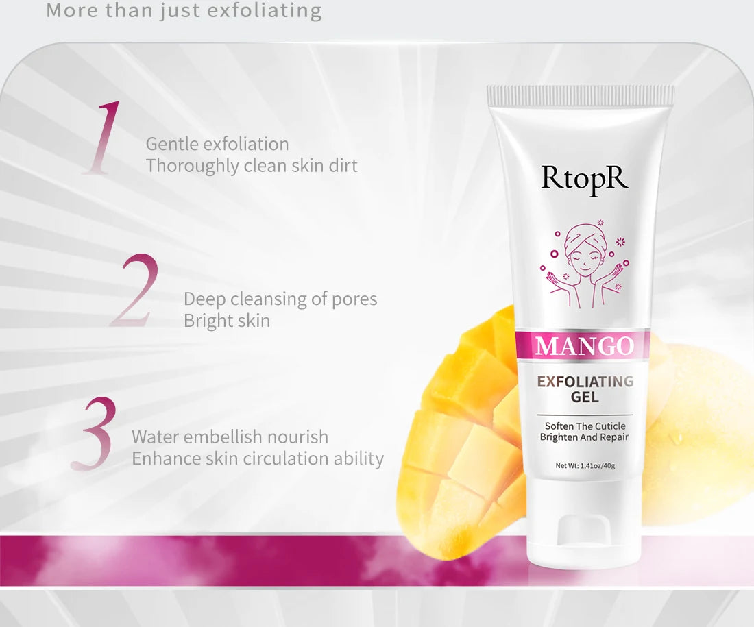 Face Exfoliating Cream Skin Care Whitening Moisturizer Repair Facial Scrub Cleaner Acne Blackhead Treatment Remove Face Cream