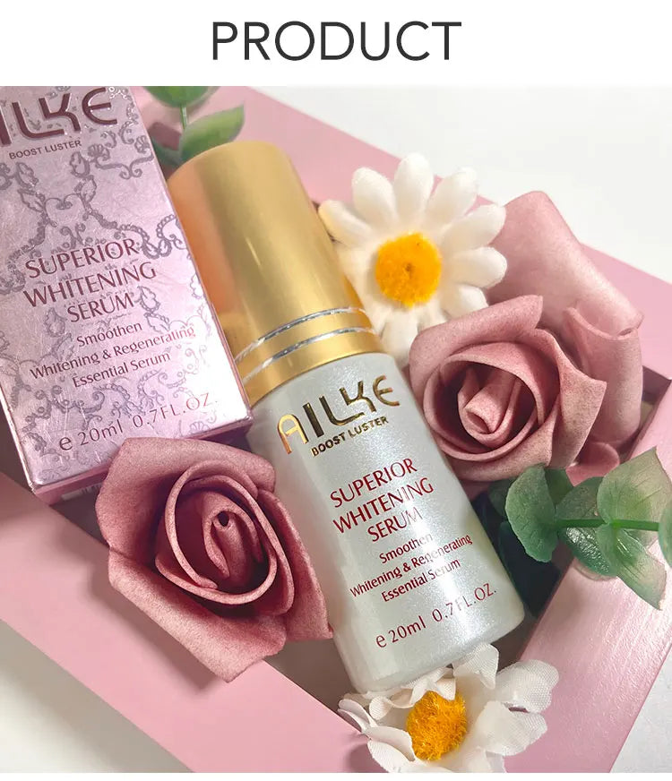 AILKE Superior Whitening Essential Face Serum, Cleansing, Brightening, Moisturizing, Reduce Melanin, For All Skin Types