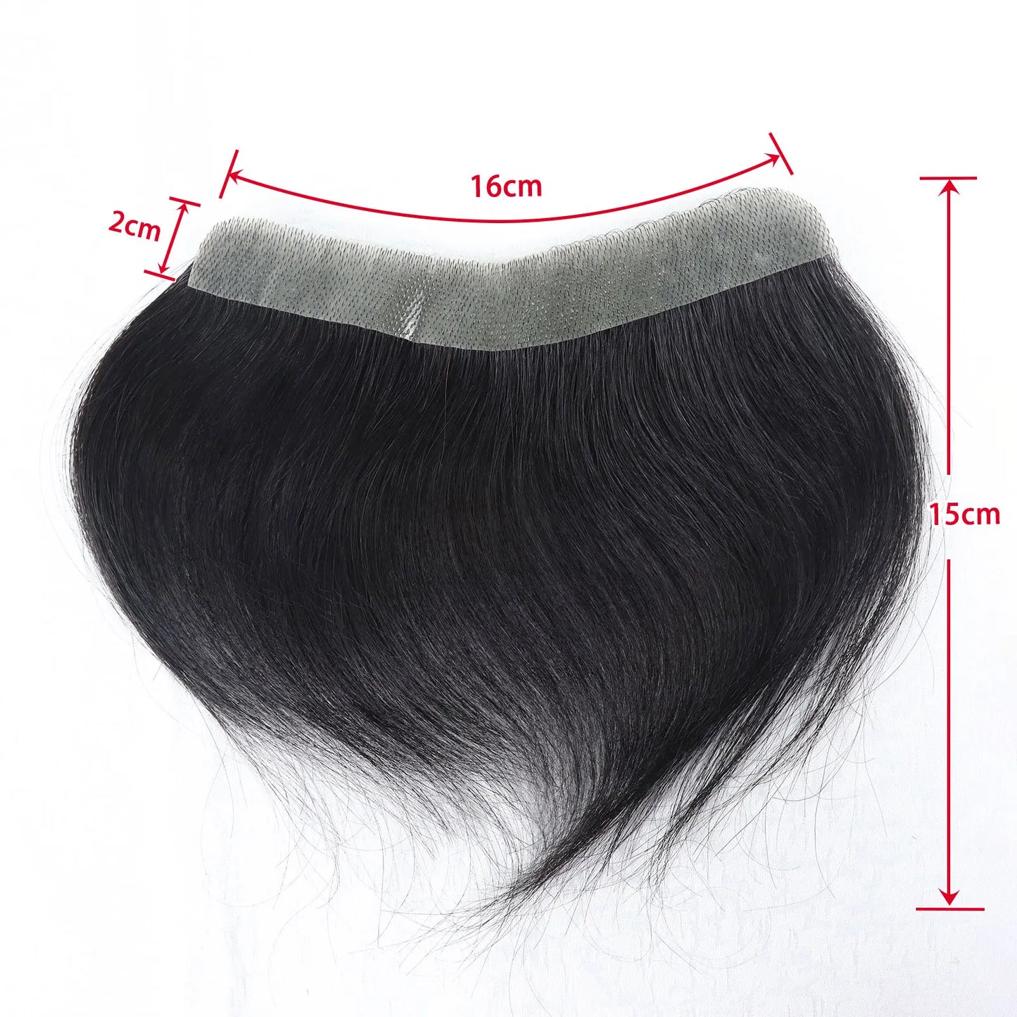 Natural Human Hair Forehead Hairline Toupee Men's Capillary Prosthesis Thin Skin Hairpiece Replacement System Remy Hair