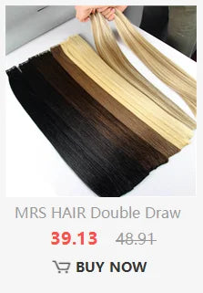 Invisible Tape in Hair Extensions Human Hair Injection Tape in Extensions PU Weft Tape On Hairs 10pcs/pack