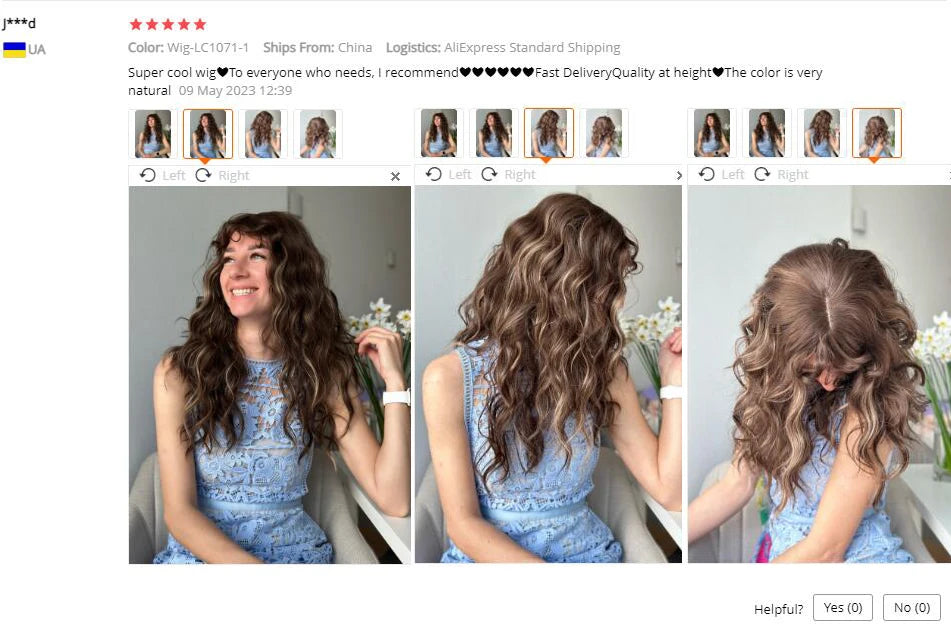 EASIHAIR Brown Black Kinky Curly Wave Synthetic Wigs with Bangs Deep Wave Long Hair Wigs for Women Daily Cosplay Heat Resistant