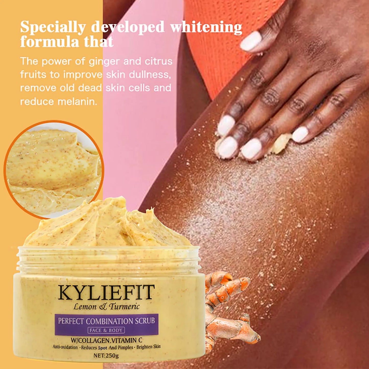 AILKE Natural Turmeric Skin Care Range, Lightening, Cleaning Skin, Moisturizes, Remove Acne and Pimples, Refining Pores