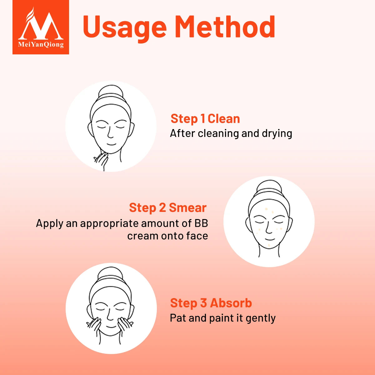 BB Cream Concealer Facial Cosmetics Waterproof and Antiperspirant Firming Foundation Concealer Refreshing Moisturizing Skin Care