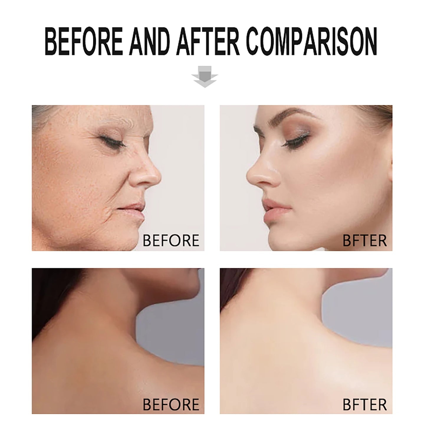 AILKE Skin Whitening Face Serum, Reduce Spots, Moisturizing, Even Skin Tone, With Organic Collagen, Skin Lightening Body Serum