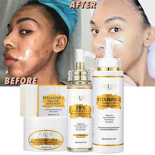 AILKE Brightening Body Cream, with Vitamin C, Hyaluronic Acid, Clean Skin, Even Skin Tone, Smooth, Skin Glowing Range for Women