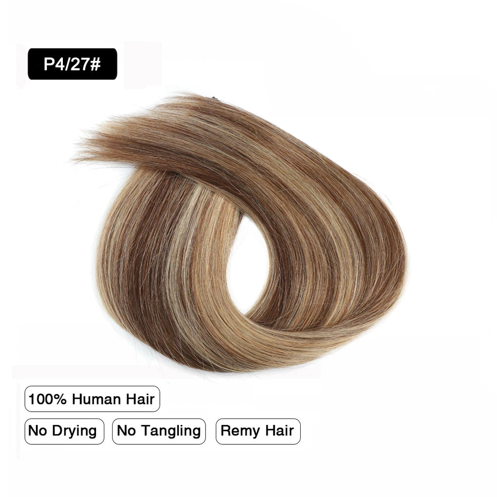 Straight Sliver Grey Human Hair Tape In Extensions Skin Weft Adhesive Tape In Grey Remy Hair Tape Extension 20Pcs/Set 50g 26Inch