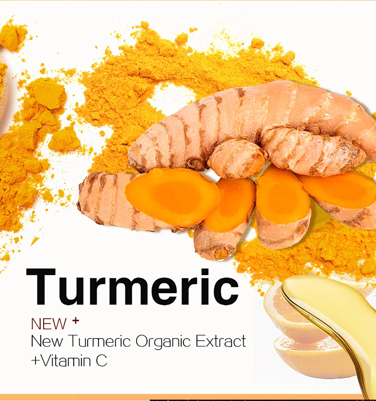 AILKE Natural Turmeric Skin Care Range, Lightening, Cleaning Skin, Moisturizes, Remove Acne and Pimples, Refining Pores